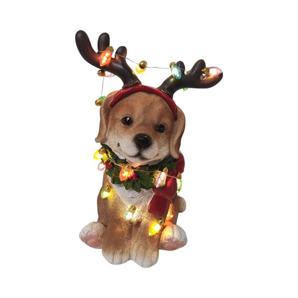 LED Christmas Puppy 17x25cm LED Christmas Puppy 17x25cm