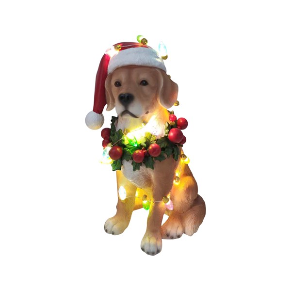 LED Christmas Retriever 12x25cm LED Christmas Retriever 12x25cm