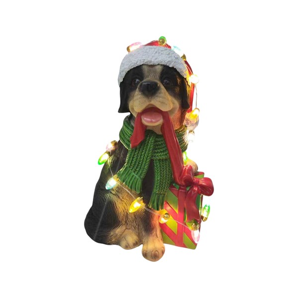 LED Christmas Rottweiler 12x24cm LED Christmas Rottweiler 12x24cm