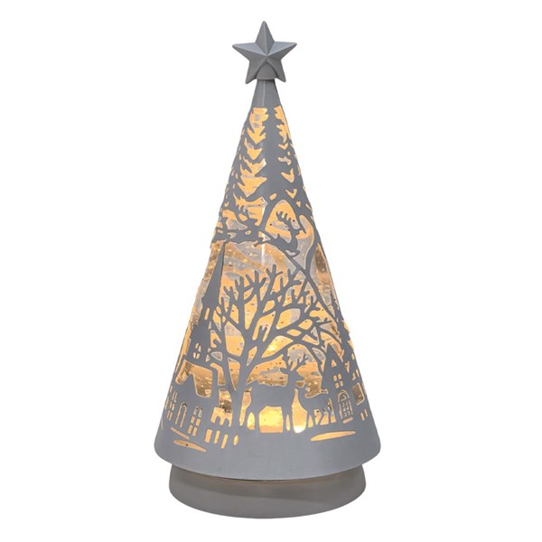 LED Christmas Tree Spinner White 26cm LED Christmas Tree Spinner White 26cm