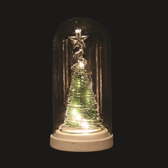LED Christmas Tree Dome Green (12 lights) 23cm