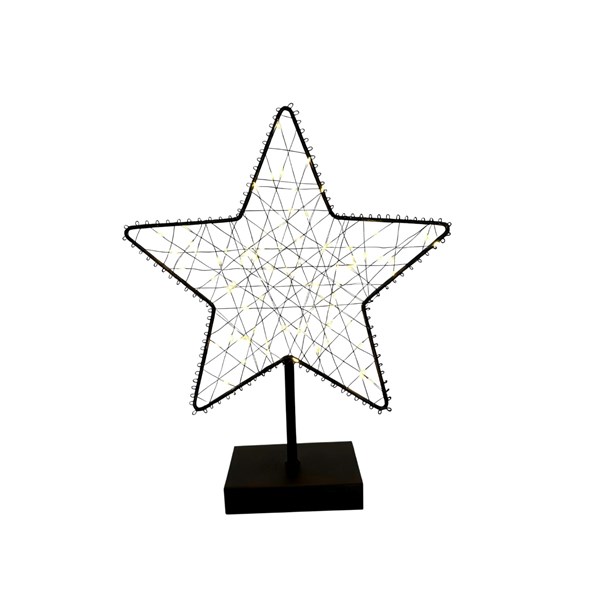 LED Star On Base Black (85L) 35cm LED Star On Base Black (85L) 35cm