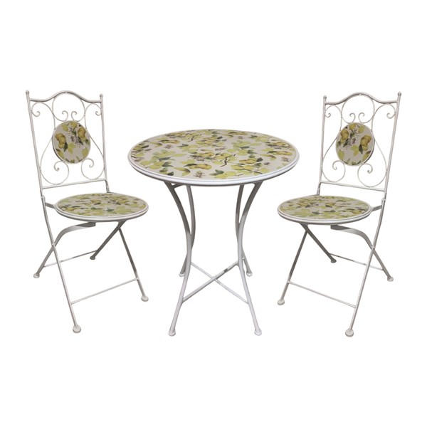 Letino Bistro Set - Lemon Design 60x75cm Letino Bistro Set - Lemon Design 60x75cm