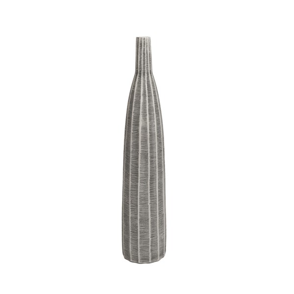 Long Stripe with Ribbed Texture Skittle Vase 76cm Long Stripe with Ribbed Texture Skittle Vase 76cm