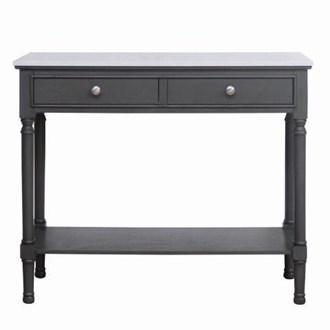 Marbled Top 2 Drawer Console Table Marbled Top 2 Drawer Console Table