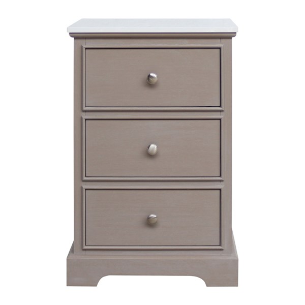 Marbled Top 3 Drawer Cabinet Marbled Top 3 Drawer Cabinet