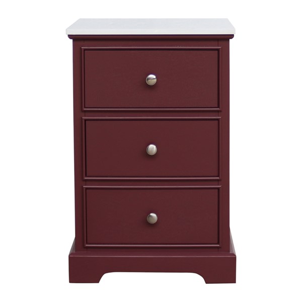 Marbled Top 3 Drawer Cabinet Marbled Top 3 Drawer Cabinet