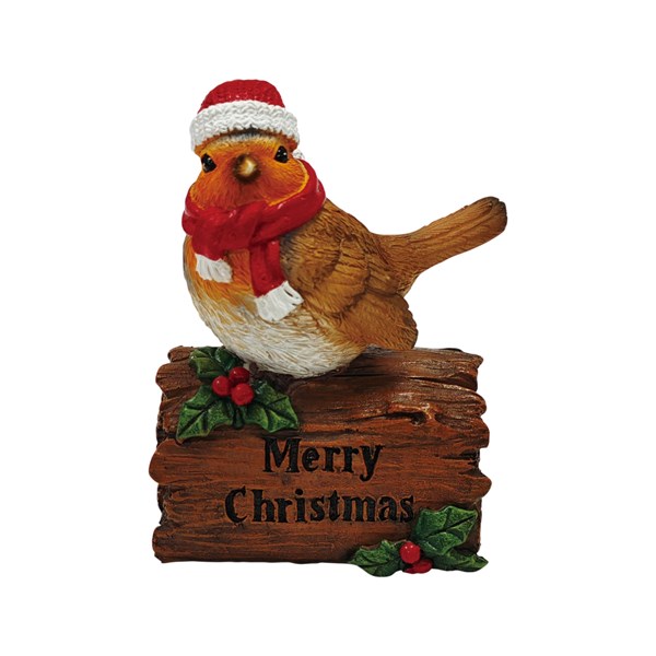 Merry Christmas Robin 10x13cm Merry Christmas Robin 10x13cm