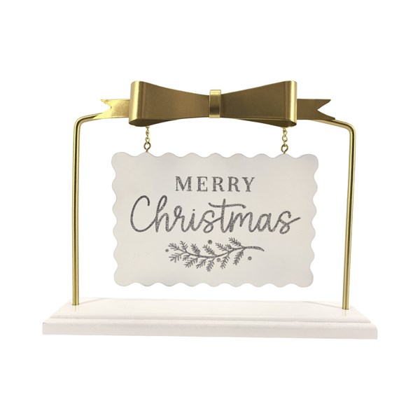 Merry Christmas Sign 25 x 19cm Merry Christmas Sign 25 x 19cm