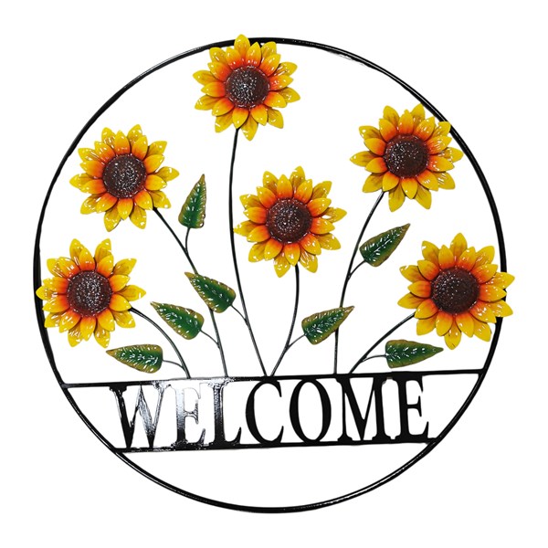 Metal Sunflower Wall D‚cor51cm