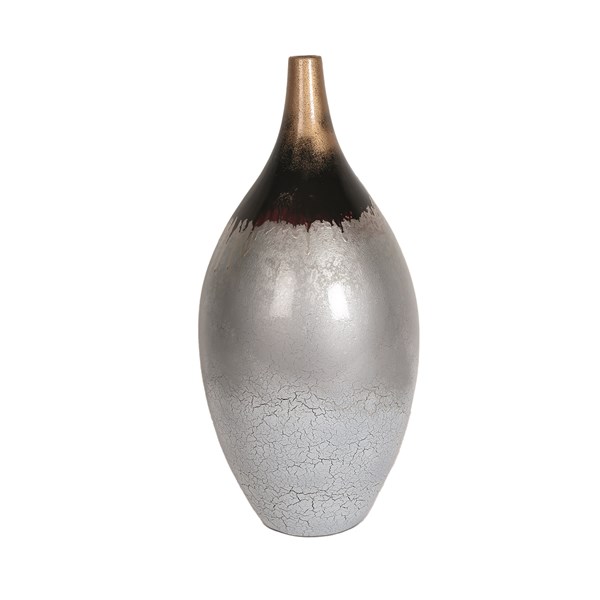 Multi Surface and Colour Narrow Neck Bulb Vase 41cm Multi Surface and Colour Narrow Neck Bulb Vase 41cm