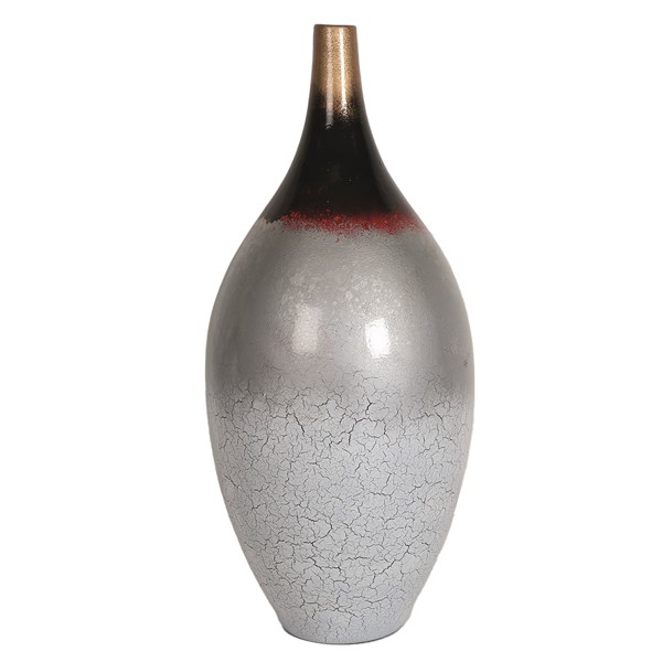 Multi Surface and Colour Narrow Neck Bulb Vase 50cm Multi Surface and Colour Narrow Neck Bulb Vase 50cm