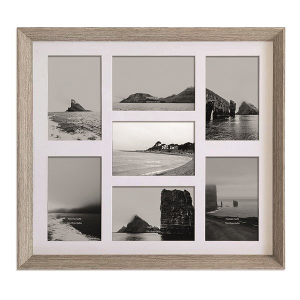 Natural Photo Frame Multi (7) 4x6in Natural Photo Frame Multi (7) 4x6in