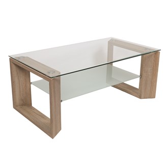 Oak Veneer Coffee Table 110x60