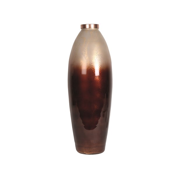 Ombre Gold Rim Vase 83cm Ombre Gold Rim Vase 83cm