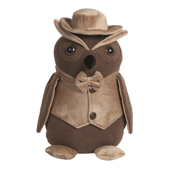 Owl Door Stop Brown 32x21cm Owl Door Stop Brown 32x21cm