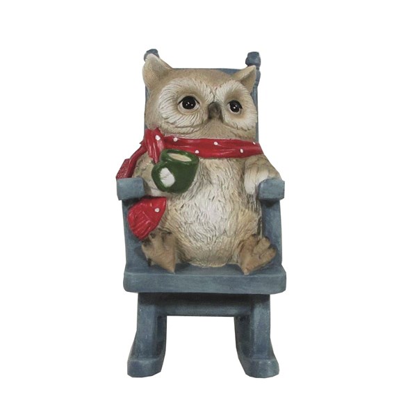 Owl In Chair 12x17cm Owl In Chair 12x17cm