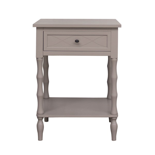 Pebble Grey 1 Drawer Table 66cm Pebble Grey 1 Drawer Table 66cm