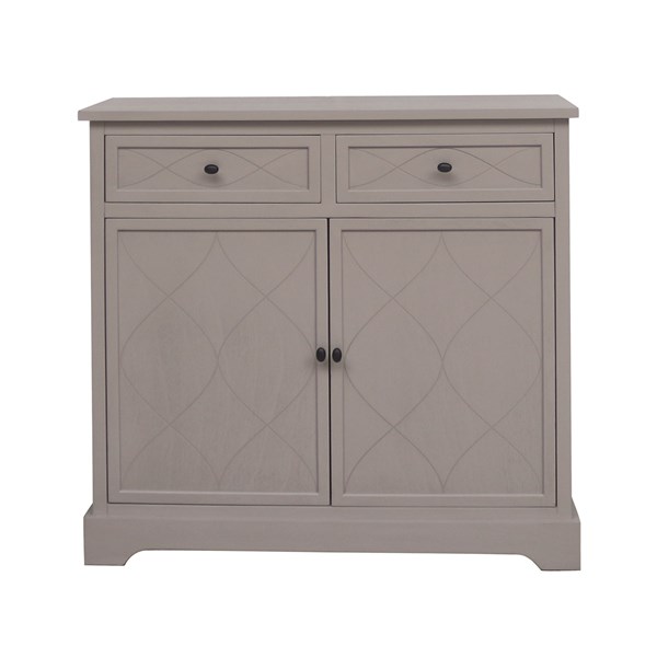 Pebble Grey 2 Drawer Unit 81cm Pebble Grey 2 Drawer Unit 81cm