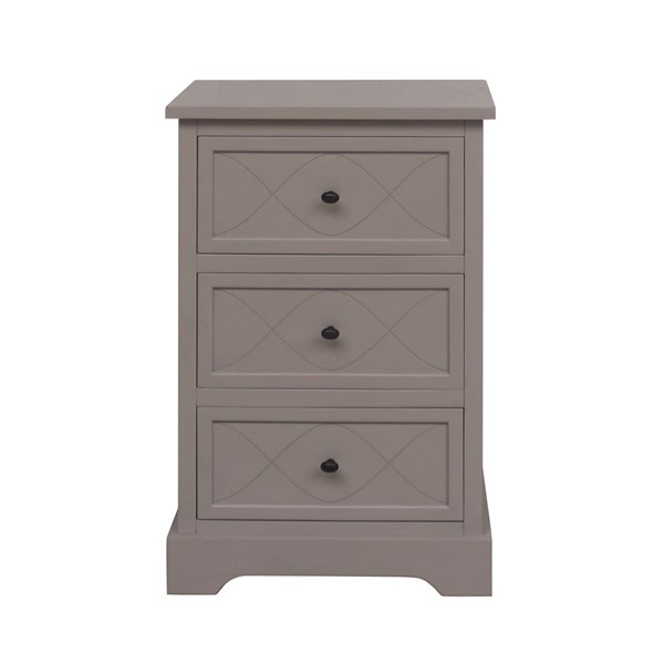 Pebble Grey 3 Drawer Unit 66cm Pebble Grey 3 Drawer Unit 66cm