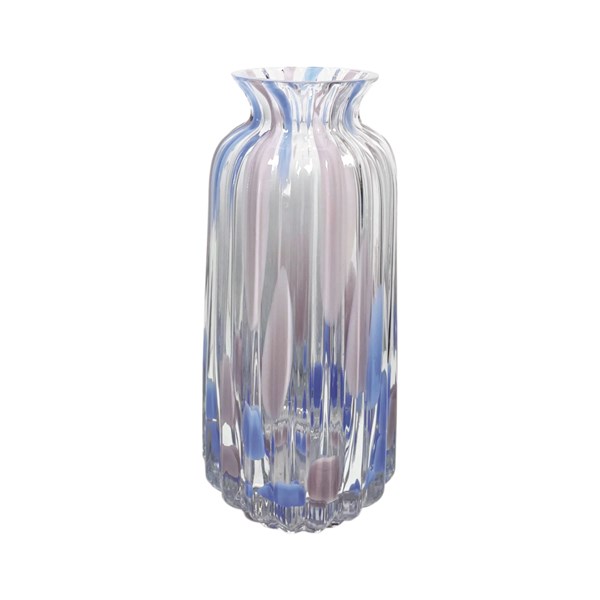 Pink & Blue Tidal Vase 25cm Pink & Blue Tidal Vase 25cm
