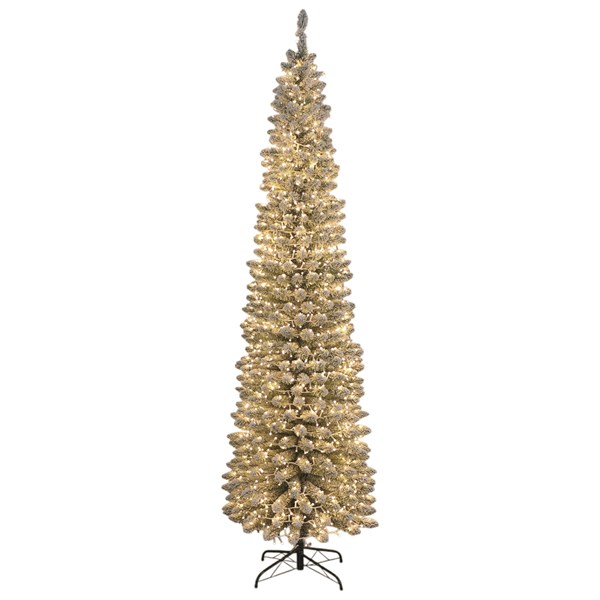Pre Lit (1250L) 195cm Slim Space Saver Pencil Tree Pre Lit (1250L) 195cm Slim Space Saver Pencil Tree