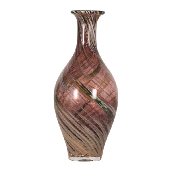 Purple Lustre Skittle Vase 33cm Purple Lustre Skittle Vase 33cm