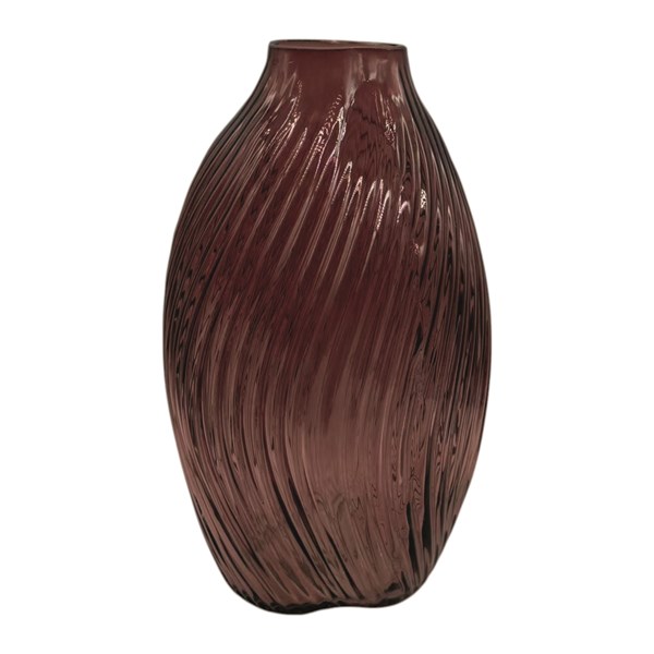 Purple Swirl Vase 26cm Purple Swirl Vase 26cm
