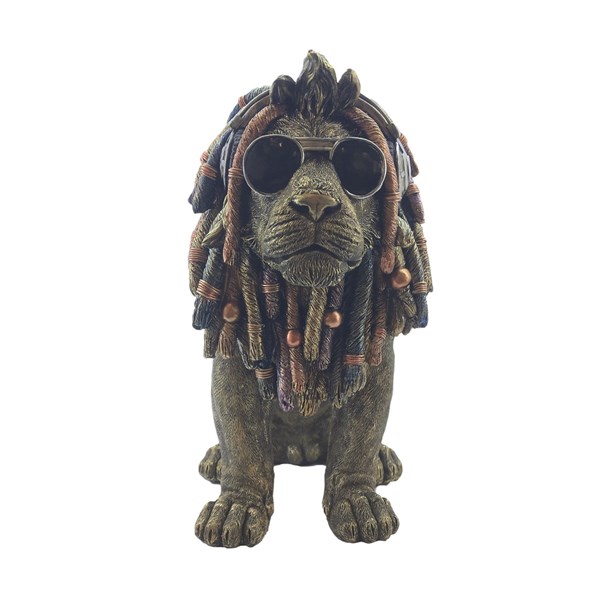 Rasta Lion Figurine 35.5cm Rasta Lion Figurine 35.5cm