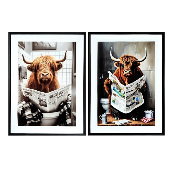 Reading Highland 30x40cm 2 Assorted Reading Highland 30x40cm 2 Assorted