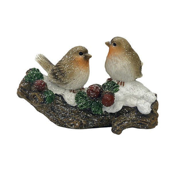 Robins On Branch 14 x 9.5cm Robins On Branch 14 x 9.5cm