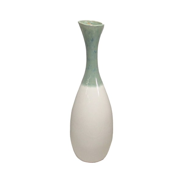 Sage Green and White Free Form Vase 49.5cm Sage Green and White Free Form Vase 49.5cm