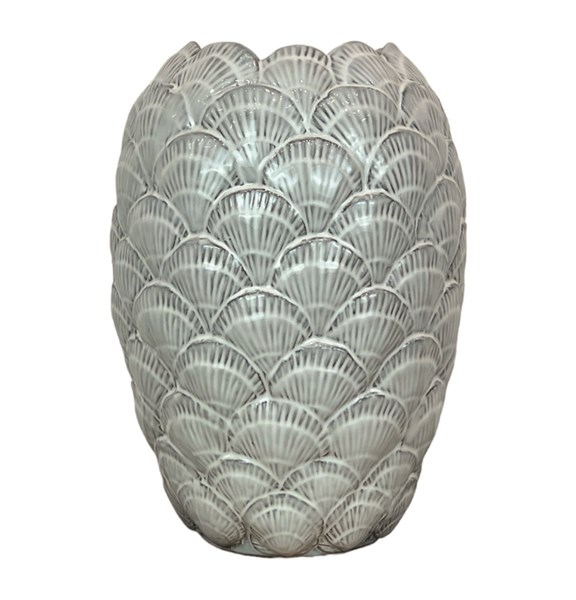 Shell Design Vase Cream 33cm Shell Design Vase Cream 33cm