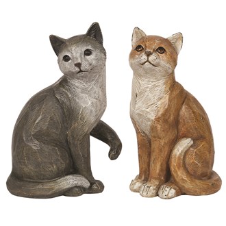 Sitting Cat 29cm 2 Assorted