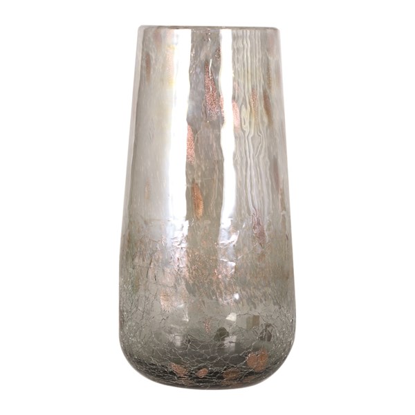 Smoke Grey Lustre Vase 30cm Smoke Grey Lustre Vase 30cm