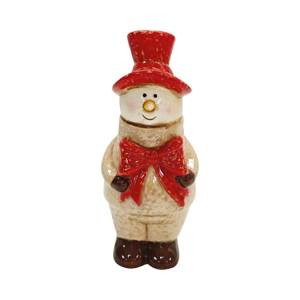 Snowman With Bow 6x15cm Snowman With Bow 6x15cm