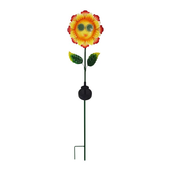Solar Sunflower Stake 84cm