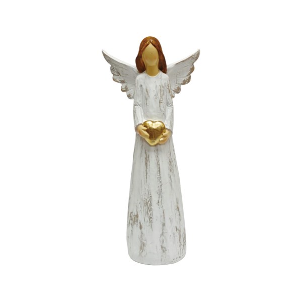 Standing Angel & Heart 17x36cm Standing Angel & Heart 17x36cm