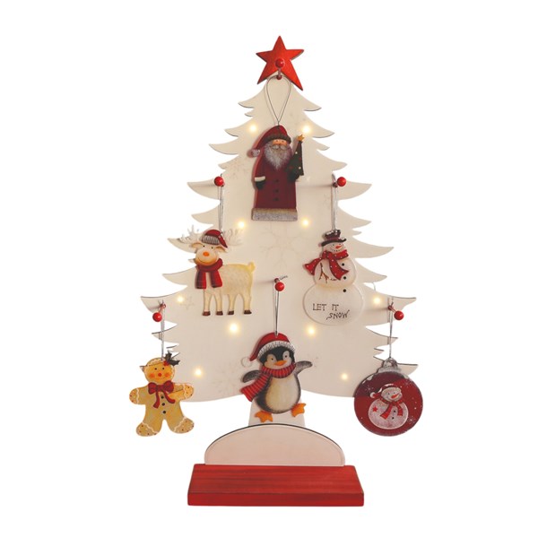 Tree Decorations with Large Acrylic Display Tree Decorations with Large Acrylic Display