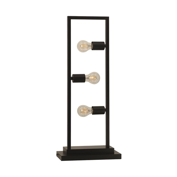 Triple Bulb Black Framework Lamp 69cm Triple Bulb Black Framework Lamp 69cm