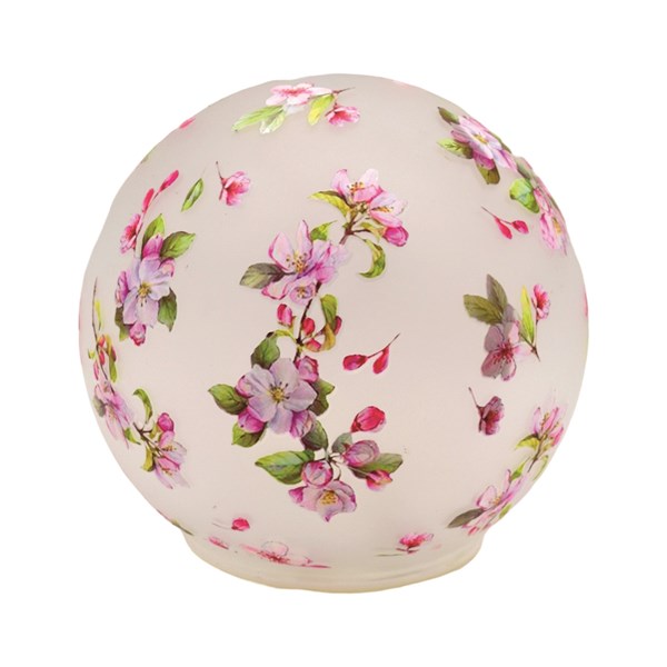 Vintage Floral LED Ball 14cm Vintage Floral LED Ball 14cm