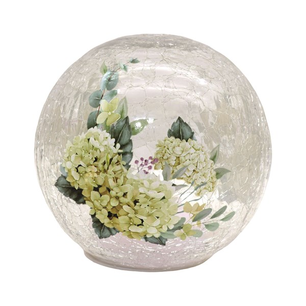 White Hydrangea LED Ball 14cm White Hydrangea LED Ball 14cm