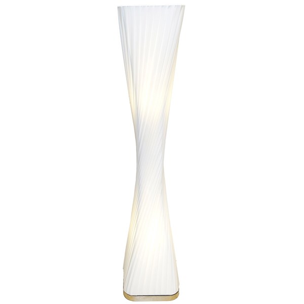White Pleated Waisted Floor Lamp 124cm White Pleated Waisted Floor Lamp 124cm