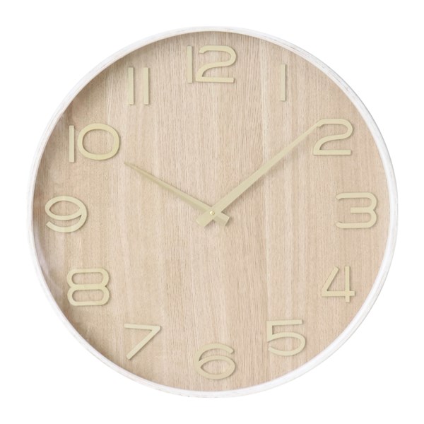 White Wall Clock 55cm
