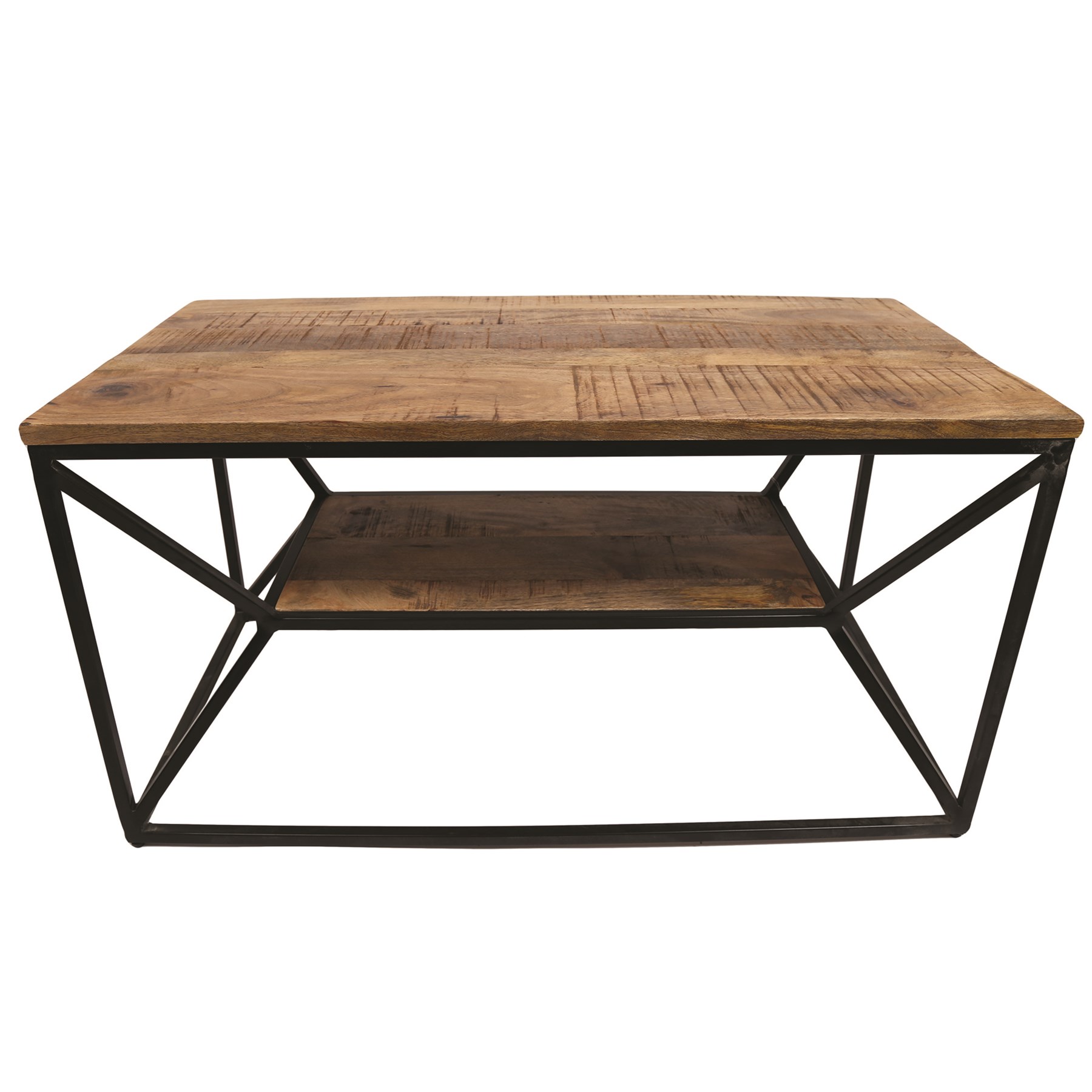 Mango Wood Coffee Table 90x48cm