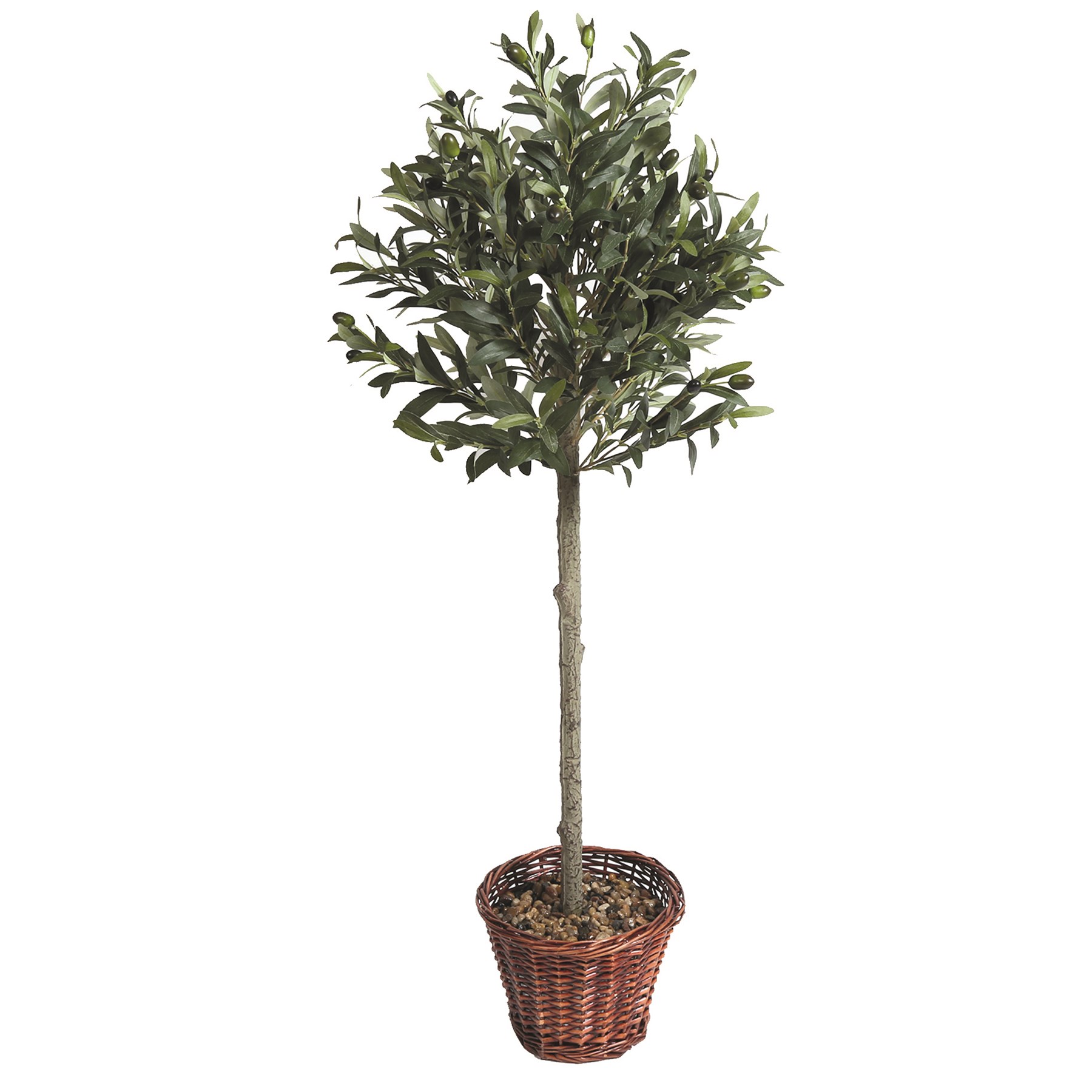 Artificial Olive Tree in Wicker Pot 120cm