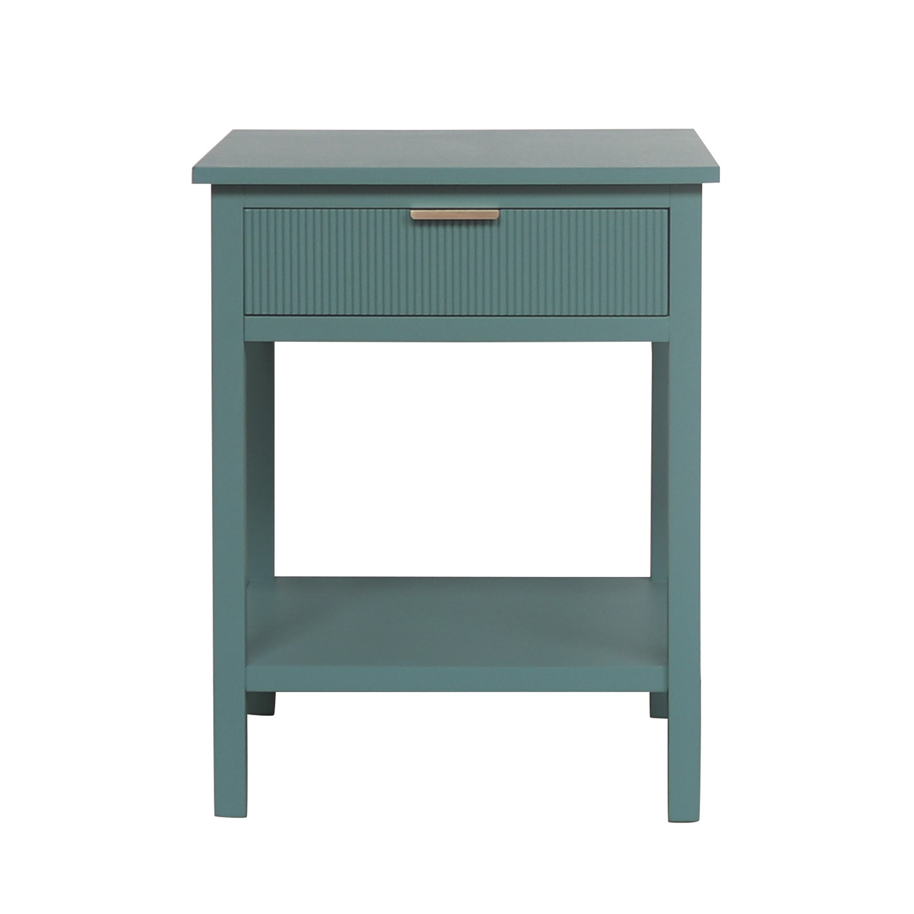 Teal Side Table 61cm
