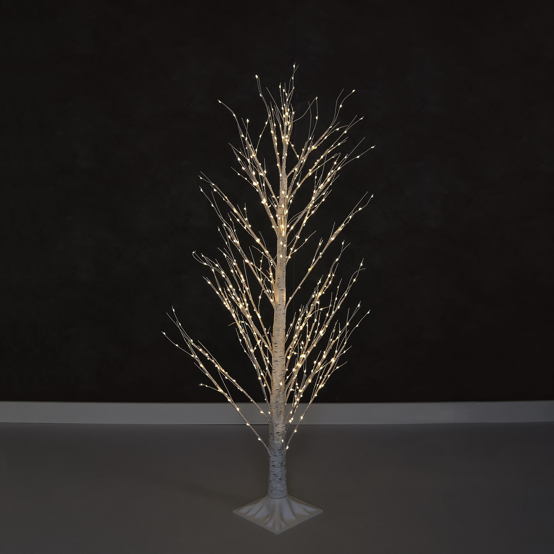 LED Light Up Copper Wire Twinkling Branches Tree Multicolour 560 Lights