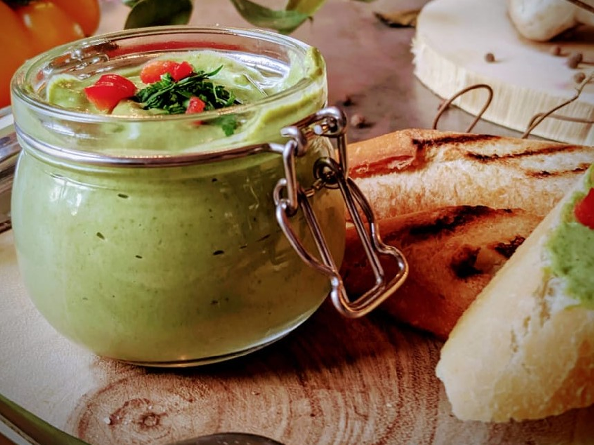 Vegetable pate with onion jam Order Delivery Vegetable pate with