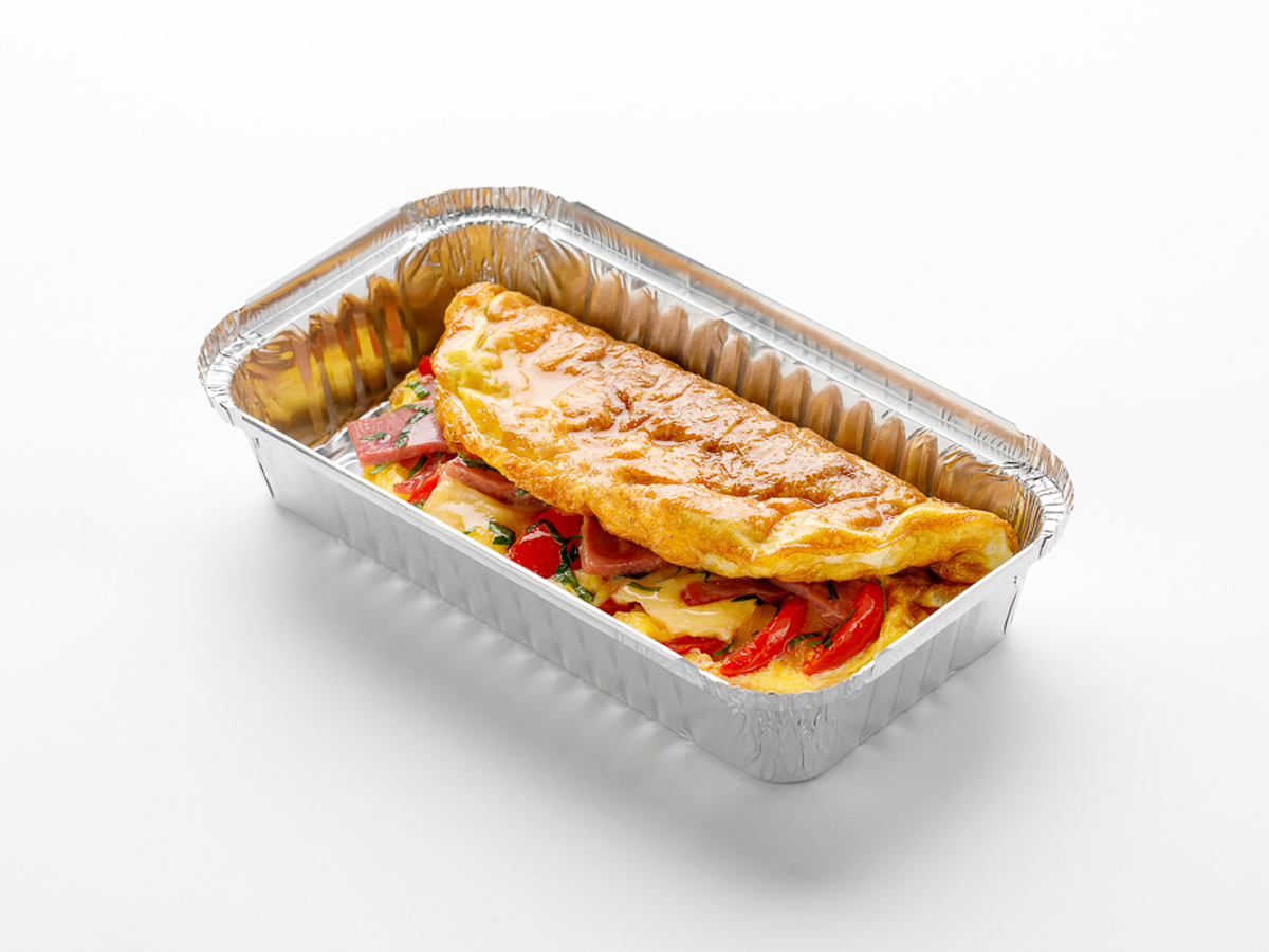 Omelette with salami and cheese Order Delivery Omelette with salami